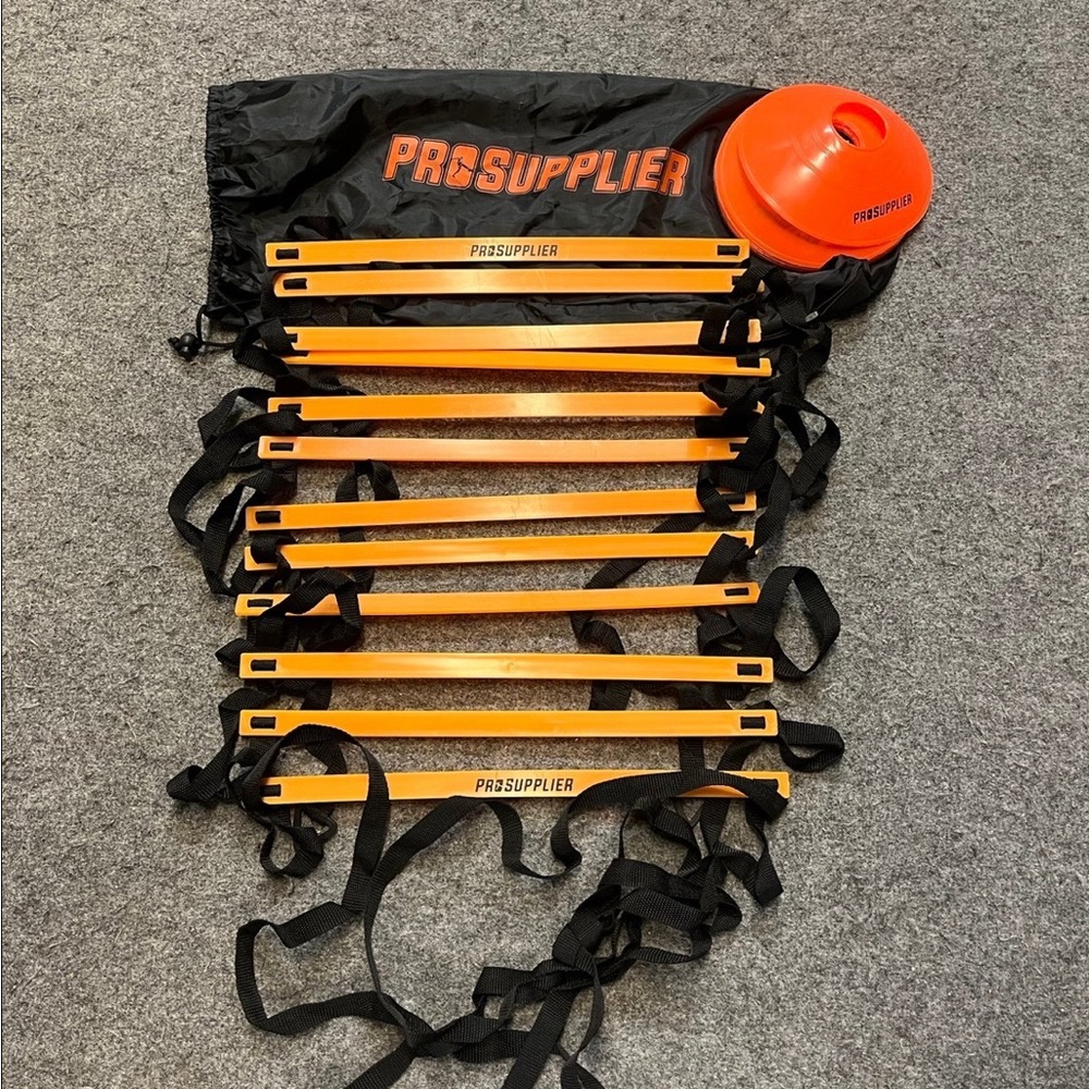 ProSupplier Orange Agility Ladder and Cones